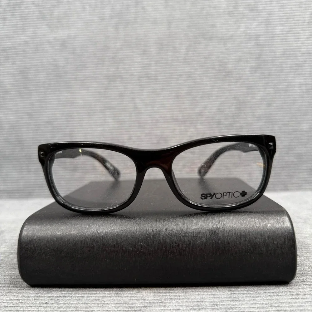 Spy Optic Molly Black Y2k Eyeglasses Frames 52-18-145 Rectangular G10